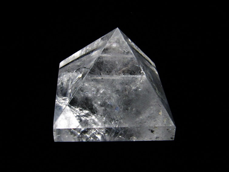 水晶 ピラミッド置物 虹入り 一点物 145-607