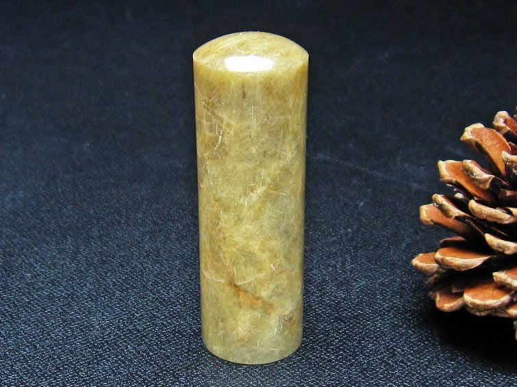 ルチルクォーツ 印材 20mm 一点物 147-10