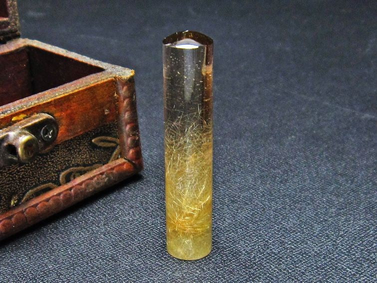 ルチルクォーツ 印材 12mm 一点物 147-12