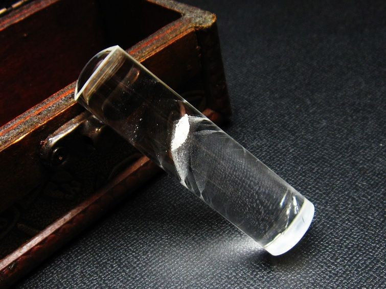 クリスタルクォーツ 印材 スーパーファントム 15mm 一点物 147-33