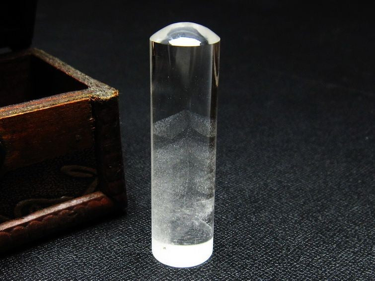 クリスタルクォーツ 印材 スーパーファントム 16mm 一点物 147-35
