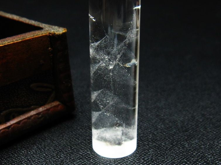 クリスタルクォーツ 印材 スーパーファントム 15mm 一点物 147-37