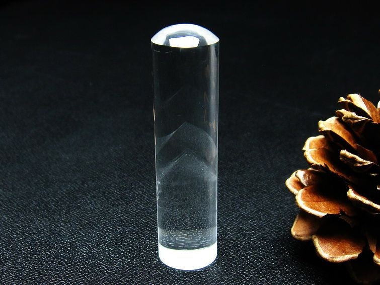 クリスタルクォーツ 印材 スーパーファントム 15mm 一点物 147-38