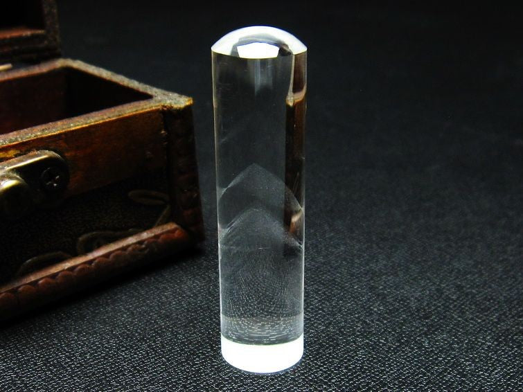クリスタルクォーツ 印材 スーパーファントム 15mm 一点物 147-38