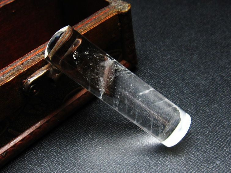 クリスタルクォーツ 印材 スーパーファントム 15mm 一点物 147-39