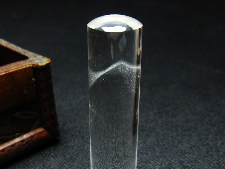 クリスタルクォーツ 印材 スーパーファントム 15mm 一点物 147-40