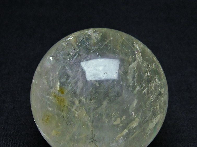 カルサイト 丸玉 スフィア 虹入り 57mm 一点物 151-1335