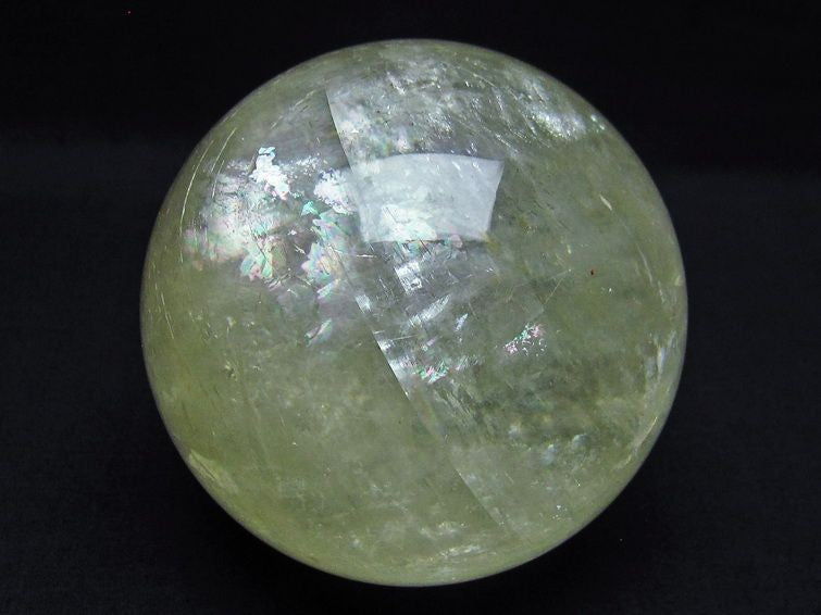 1.5Kg カルサイト 丸玉 スフィア 虹入り 102mm 一点物 151-1396