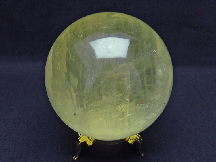 1.5Kg カルサイト 丸玉 スフィア 虹入り 102mm 一点物 151-1396