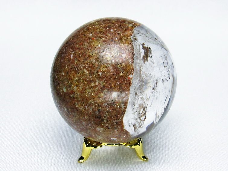 ガーデンクォーツ 丸玉 スフィア 水晶玉 60mm 一点物 151-2524
