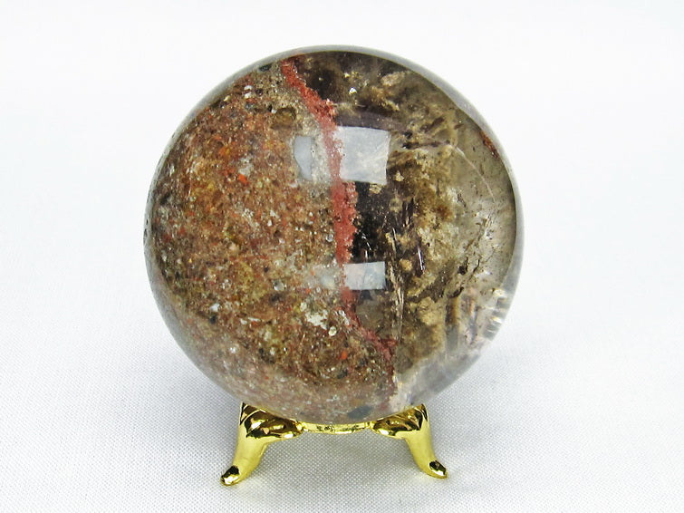 ガーデンクォーツ 丸玉 スフィア 水晶玉 56mm 一点物 151-2539