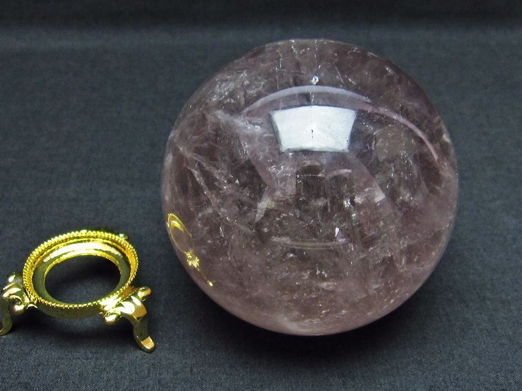 アメジスト 丸玉 スフィア 76mm 一点物 151-4529
