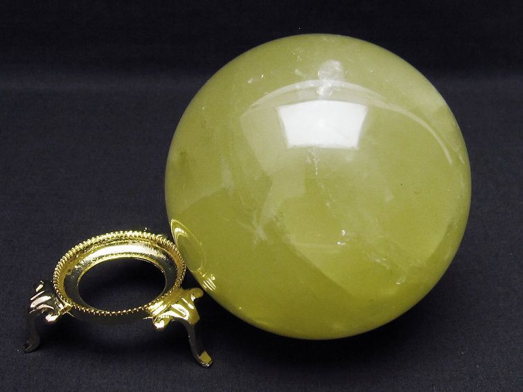1.2Kg ミルキークォーツ 丸玉 96mm スフィア イエロー 一点物 151-4569