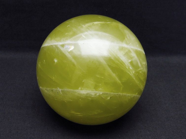 1.6Kg ミルキークォーツ 丸玉 100mm スフィア イエロー 一点物 151-4588