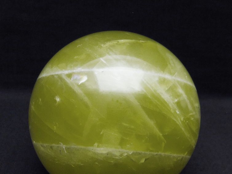 1.6Kg ミルキークォーツ 丸玉 100mm スフィア イエロー 一点物 151-4588
