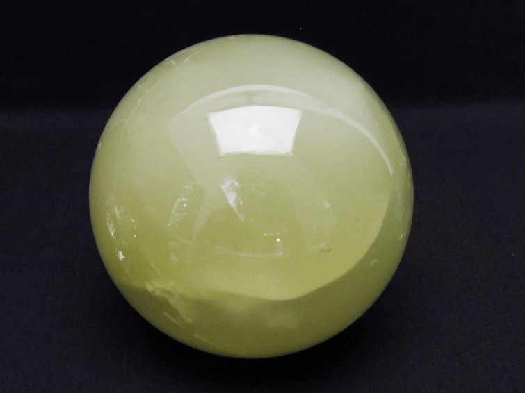 1.2Kg ミルキークォーツ 丸玉 93mm スフィア イエロー 一点物 151-4593