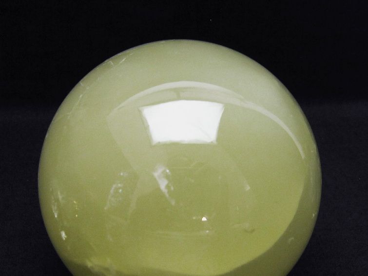1.2Kg ミルキークォーツ 丸玉 93mm スフィア イエロー 一点物 151-4593