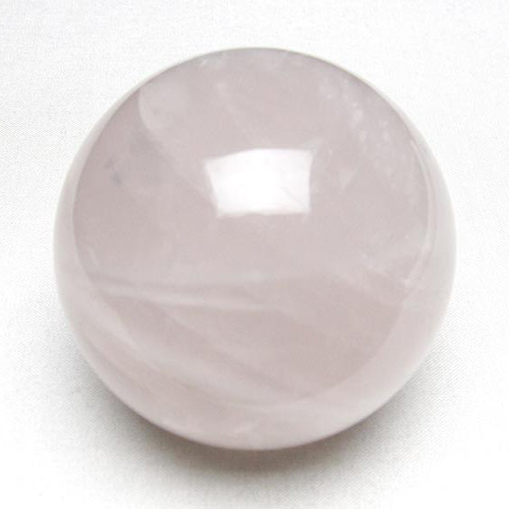 ミルキークォーツ 丸玉 69mm ピンク 一点物 151-5942 – 天然石