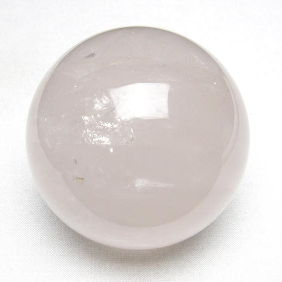 ミルキークォーツ 丸玉 71mm ピンク 一点物 151-5943