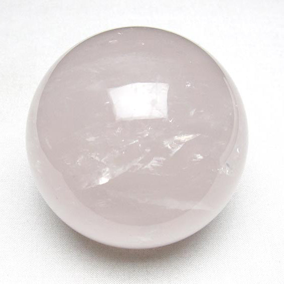 ミルキークォーツ 丸玉 75mm ピンク 一点物 151-5947 – 天然石