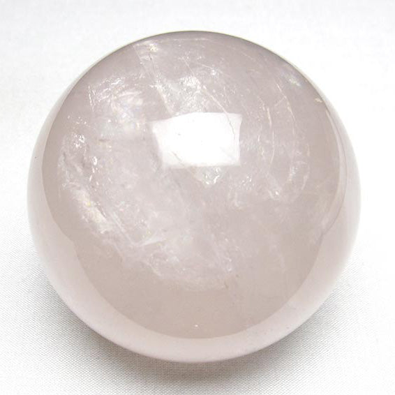 ミルキークォーツ 丸玉 76mm ピンク 一点物 151-6000