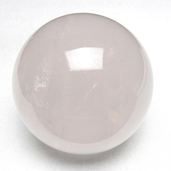 ミルキークォーツ 丸玉 76mm ピンク 一点物 151-6001