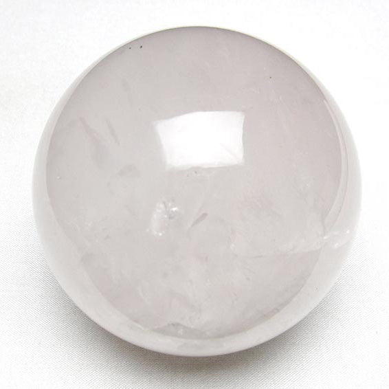 ミルキークォーツ 丸玉 85mm ピンク 一点物 送料無料 151-6022