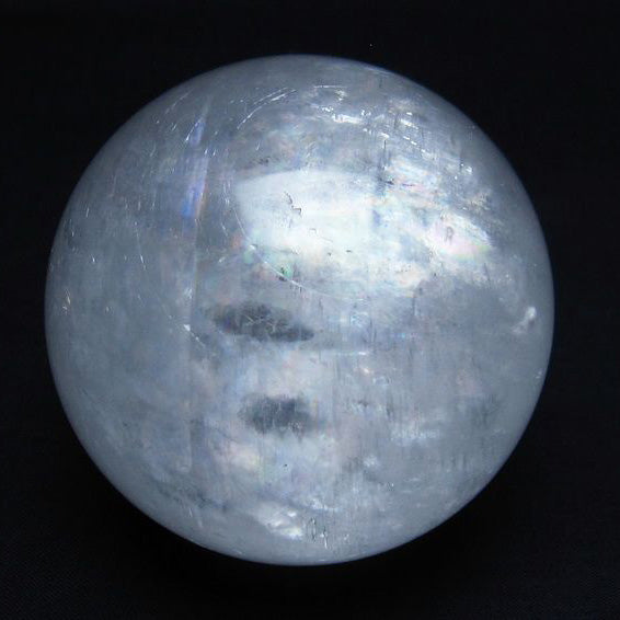 抜群の透明度！！カルサイトスフィア 虹 丸玉 カルサイト 丸玉 虹入り 78mm ホワイトカルサイト スフィア 一点物 151
