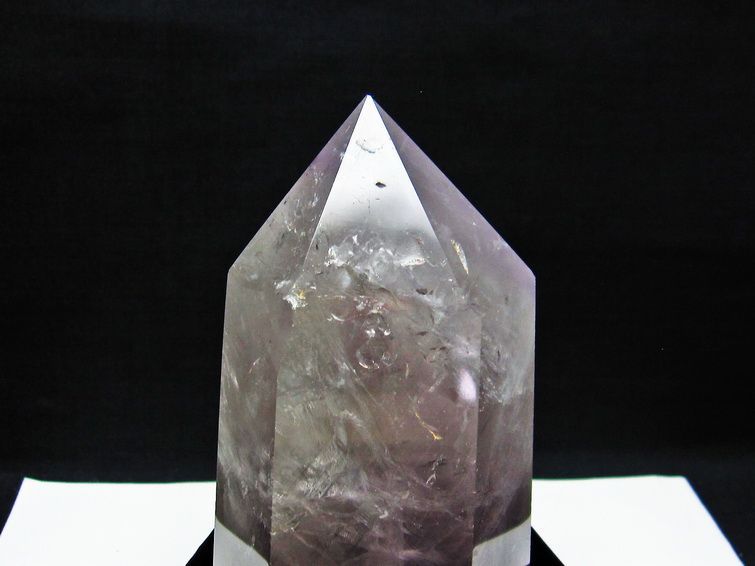 アメジスト 六角柱 台座付属 一点物 152-1666