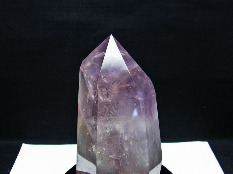アメジスト 六角柱 台座付属 一点物 152-1700