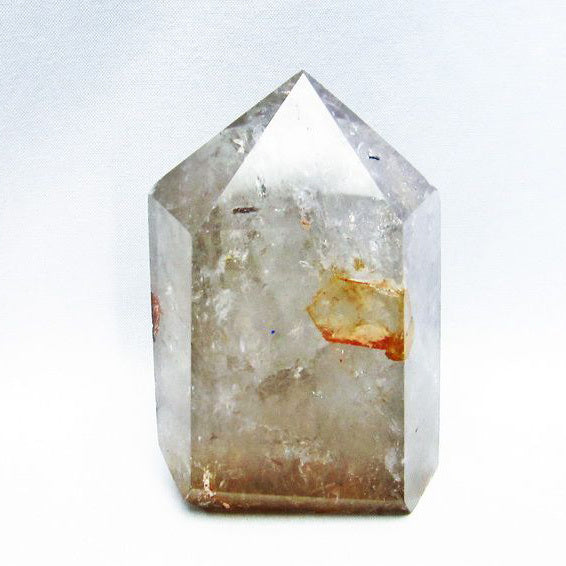 スモーキークォーツ 六角柱 煙水晶 虹入り 一点物 152-1788