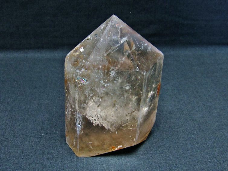 スモーキークォーツ 六角柱 煙水晶 虹入り 一点物 152-1788