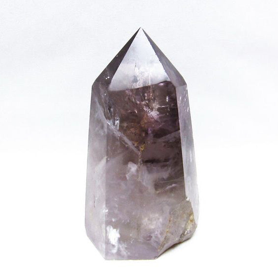 水晶ポイント　アメジスト　天然石　六角柱 アメジスト 六角柱 紫水晶 ポイント 虹入り 152-1974 – 天然石