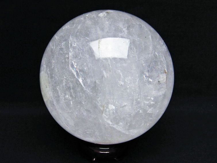 水晶玉 3Kg 水晶 丸玉 スフィア 虹入り 128mm 一点物 161-379