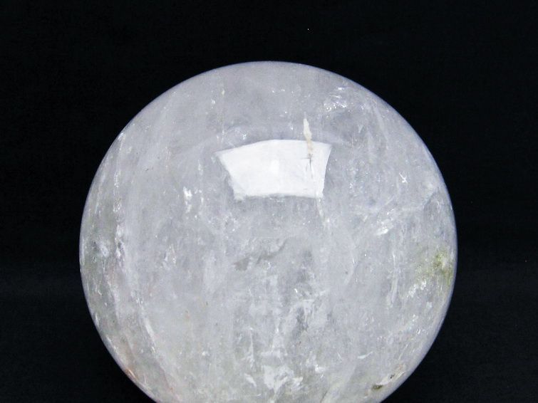 水晶玉 3Kg 水晶 丸玉 スフィア 虹入り 128mm 一点物 161-379