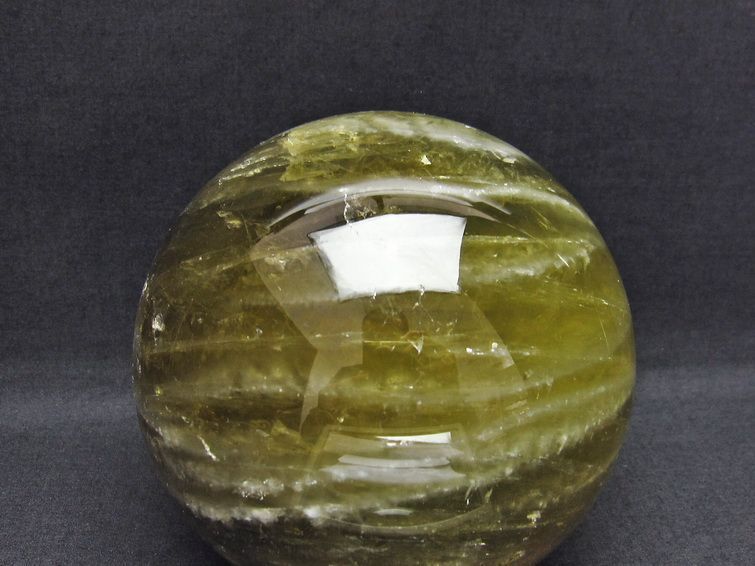 2.9Kg シトリン 丸玉 スフィア 130mm 一点物 161-410