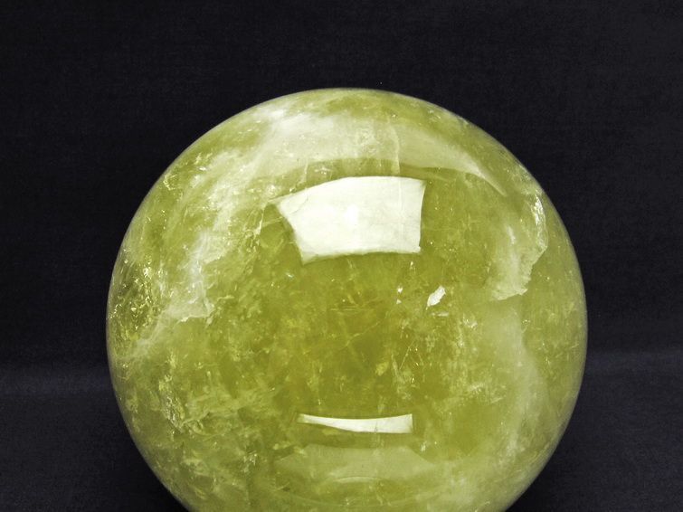5.2Kg シトリン 丸玉 スフィア 155mm 一点物 161-434