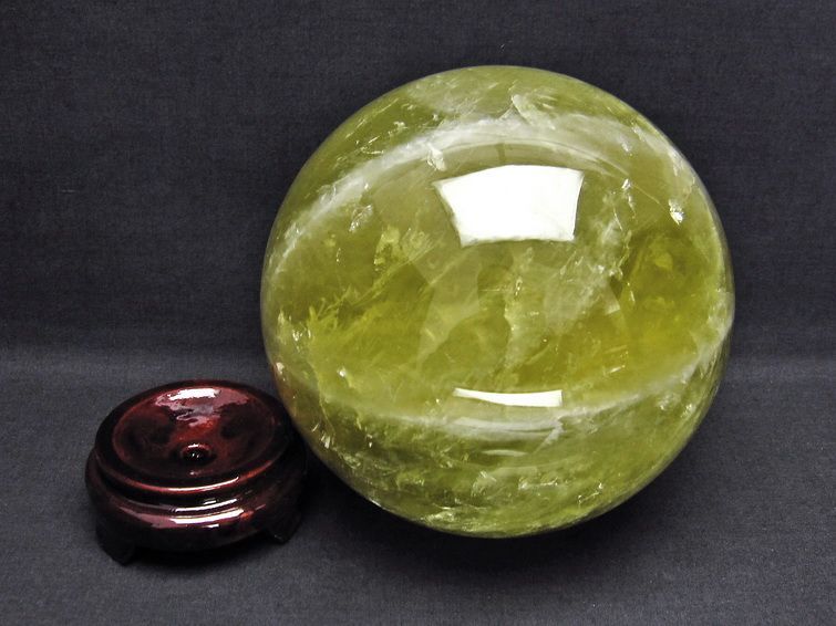 5.6Kg シトリン 丸玉 スフィア 158mm 一点物 161-445