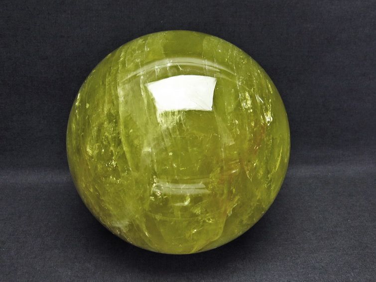5.5Kg シトリン 丸玉 スフィア 158mm 一点物 161-450