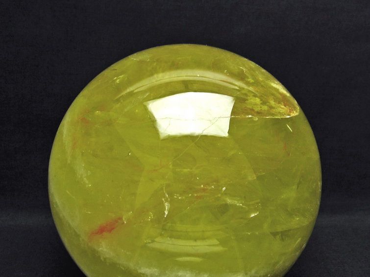 7.1Kg シトリン 丸玉 スフィア 174mm 一点物 161-453