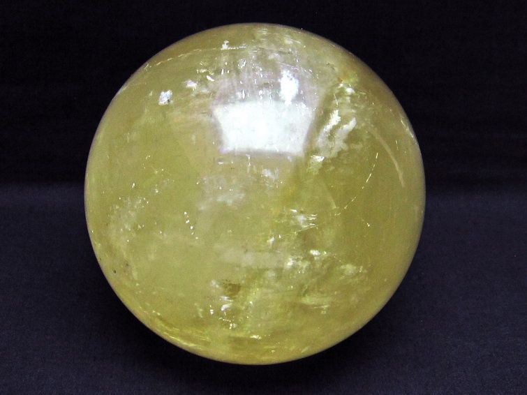 2.7Kg カルサイト 丸玉 スフィア 123mm 一点物 161-618
