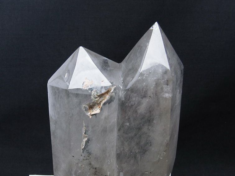 3.3Kg 水晶 六角柱 ダブルポイント 台座付属 一点物 162-238