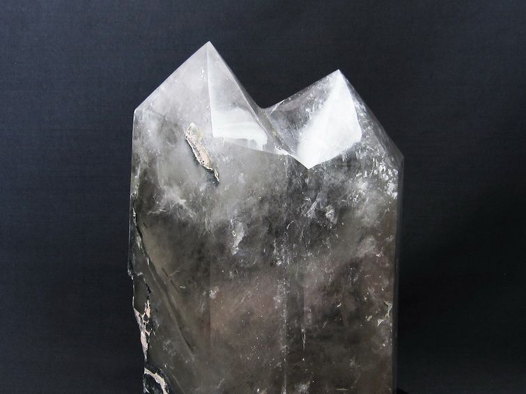 6.1Kg 水晶 六角柱 ダブルポイント 台座付属 一点物 162-240