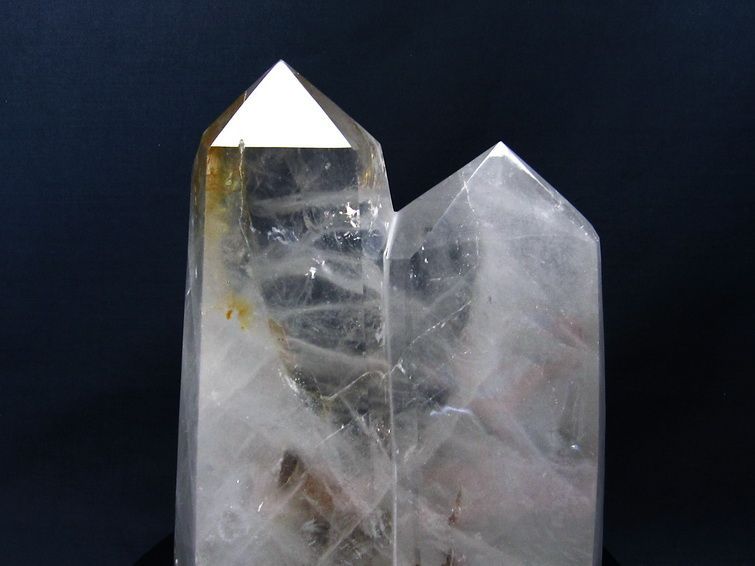 6Kg 水晶 六角柱 ダブルポイント 台座付属 一点物 162-280
