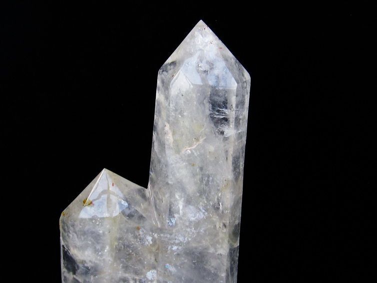6.4Kg 水晶 六角柱 ダブルポイント 台座付属 一点物 162-285
