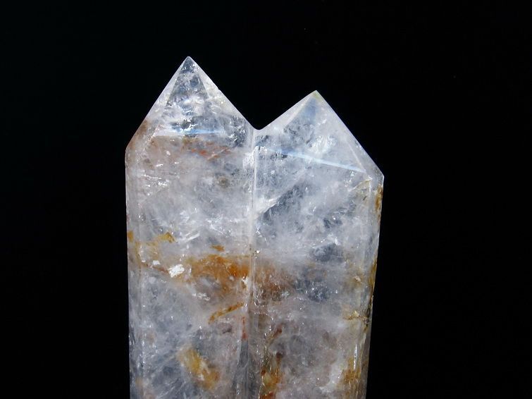 9.2Kg 水晶 六角柱 ダブルポイント 台座付属 一点物 162-289