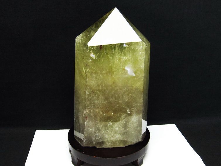 2.2Kg シトリン 六角柱 台座付属 一点物 162-339
