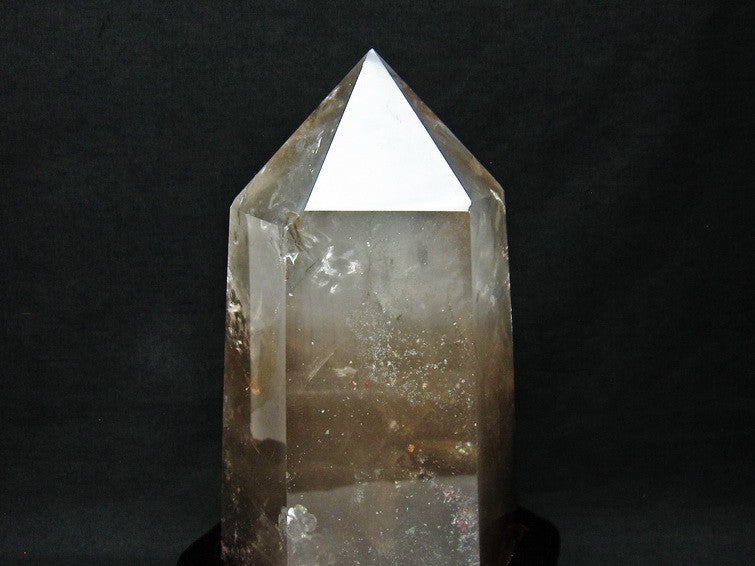 4.7Kg 水晶 六角柱 白水晶 水晶ポイント 虹入り 台座付属 一点物 162-34