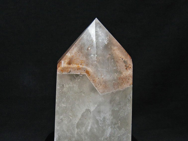 2.2Kg 水晶 六角柱 白水晶 水晶ポイント 虹入り 台座付属 一点物 162-35