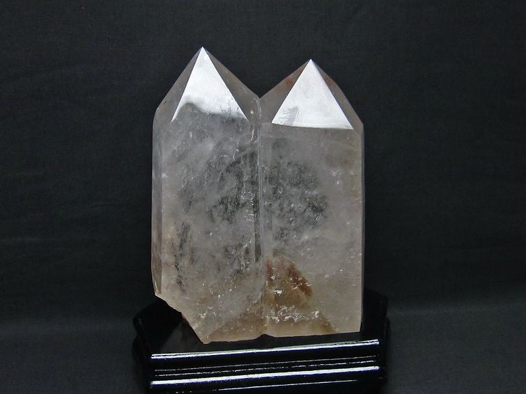 5.3Kg 水晶 六角柱 白水晶 水晶ポイント 台座付属 一点物 162-56